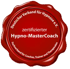 Zertifizierungssiegel: Zertifizierter Hypno-MasterCoach – Deutscher Verband für Hypnose e. V.