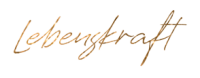 Lebenskraft – typografischer Schriftzug für innere Ruhe, Selbstbewusstsein und emotionale Stabilität